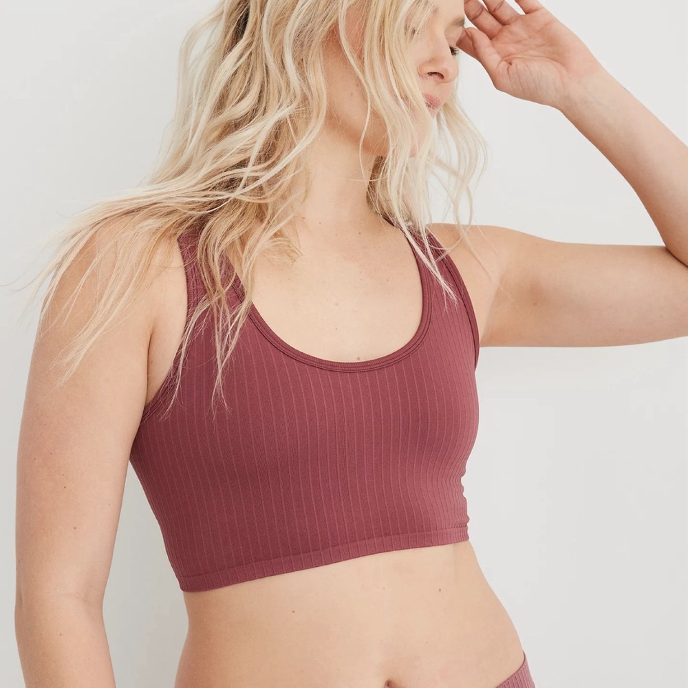 Aerie ribbed seamless‎ tank bralette